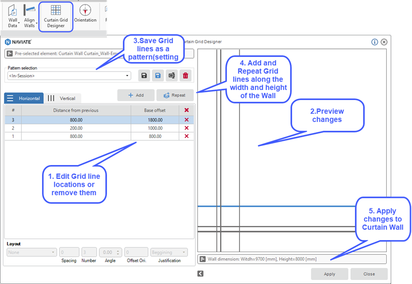 Angled Curtain Wall Grid Revit
